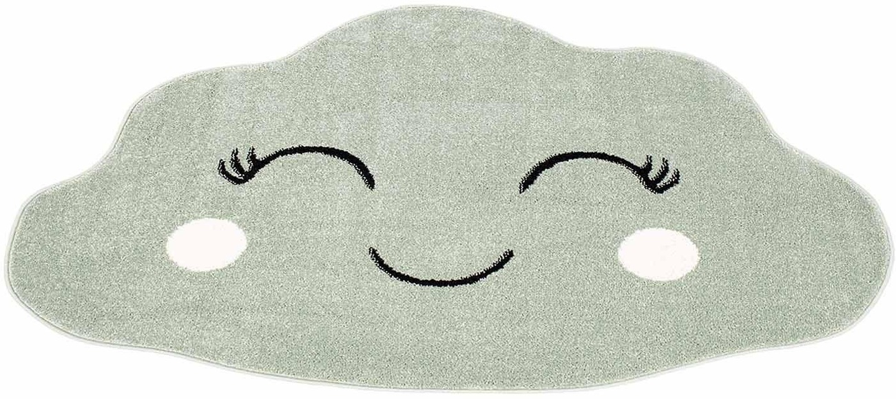 Carpet City Kinderteppich »Bubble Kids 1324-X«, wolkenförmig, 12 mm Höhe, Wolken Motiv, Kinderzimmer