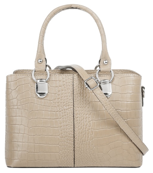 Cluty Umhängetasche, (1 tlg.), echt Leder, Made in Italy