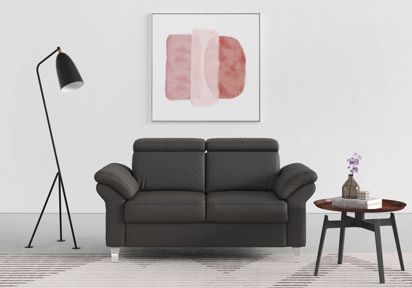 sit&more 2-Sitzer, inklusive Federkern und Kopfteilverstellung