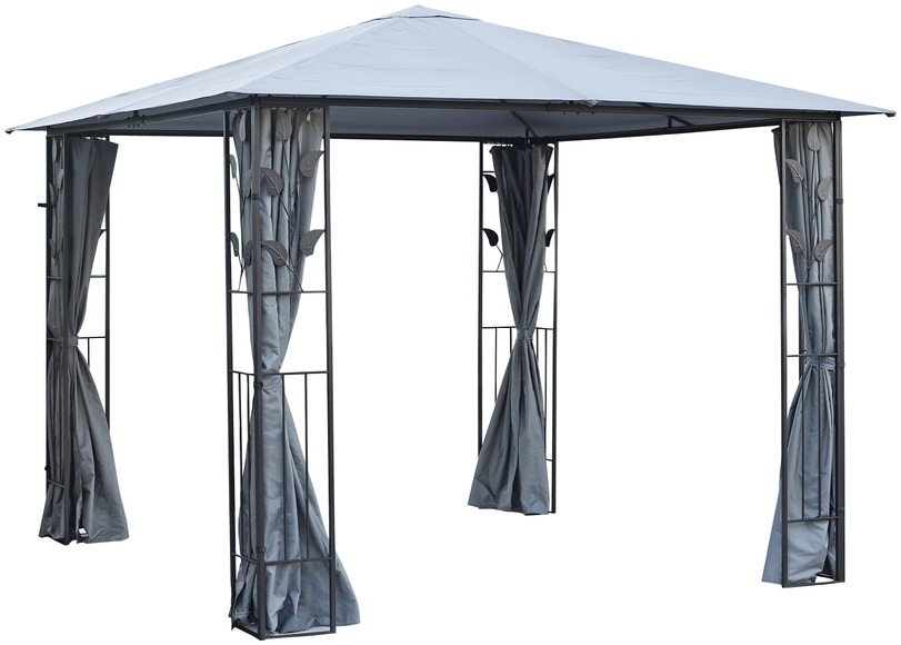 KONIFERA Pavillon »Kreta«, BxT: 300x300 cm, Stahlgestell