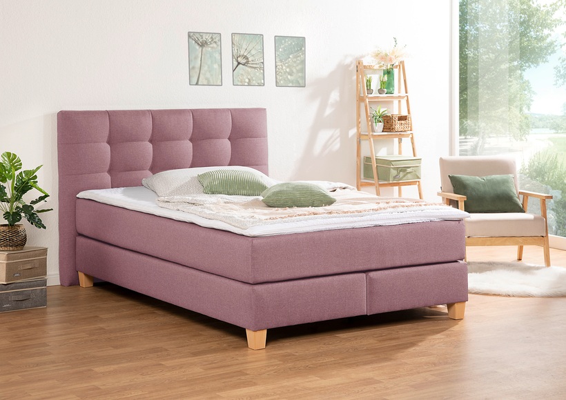 Home affaire Boxspringbett »Moulay«, inkl. Topper, in 3 Härtegraden, TFK auch in Härtegrad 4