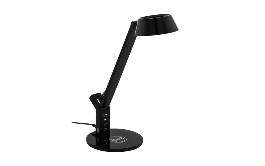 EGLO LED-CCT TISCHLEUCHTE TOUCH/QI BANDERALO schwarz