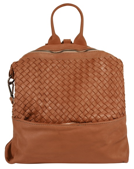 Samantha Look Cityrucksack, echt Leder, Made in Italy