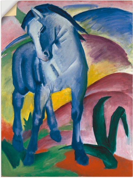 Artland Wandbild »Blaues Pferd I. 1911.«