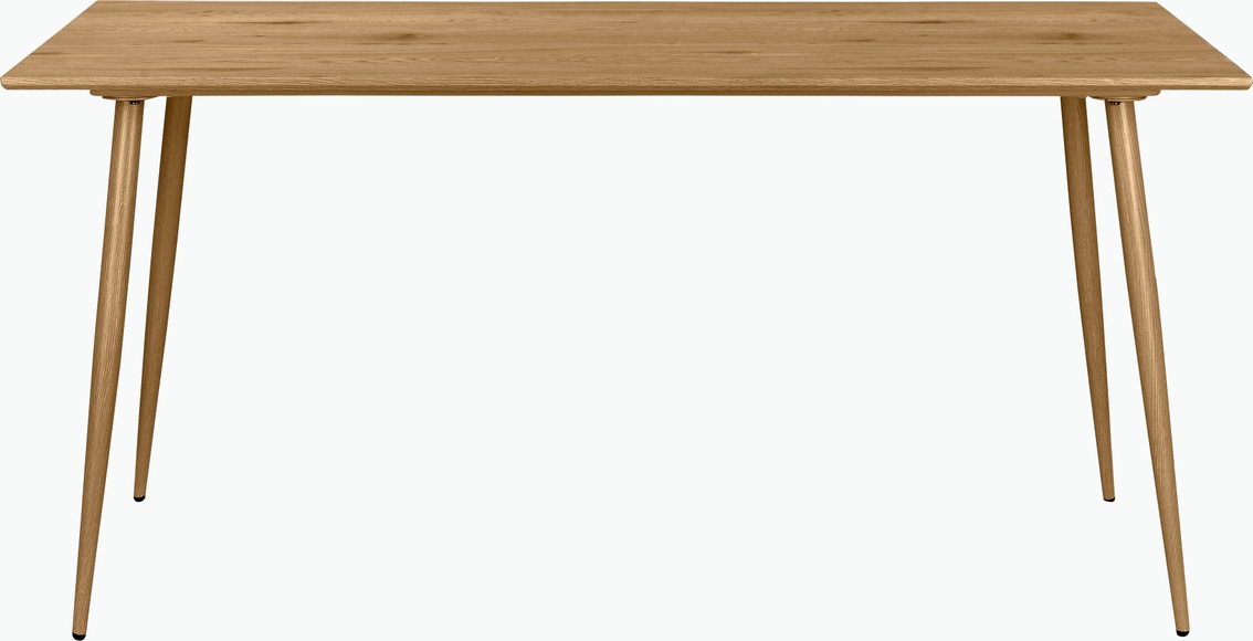 Leonique Essgruppe »Eadwine«, (Set, 5 tlg.), bestehend aus Eadwine Esstisch 160 cm und 4 Eadwine Esszimmerstühlen