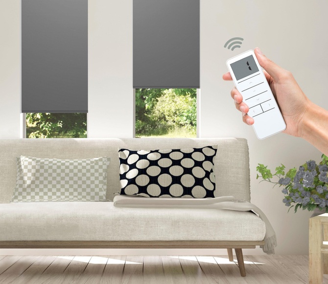 Good Life Elektrisches Rollo »Vau - SMART HOME«, Lichtschutz, ohne Bohren, mit Fernbedienung