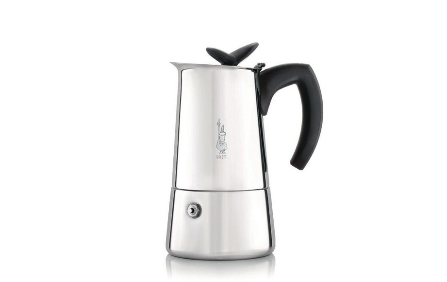 Bialetti Musa Induktion 6 Tassen Filtersystem edelstahl