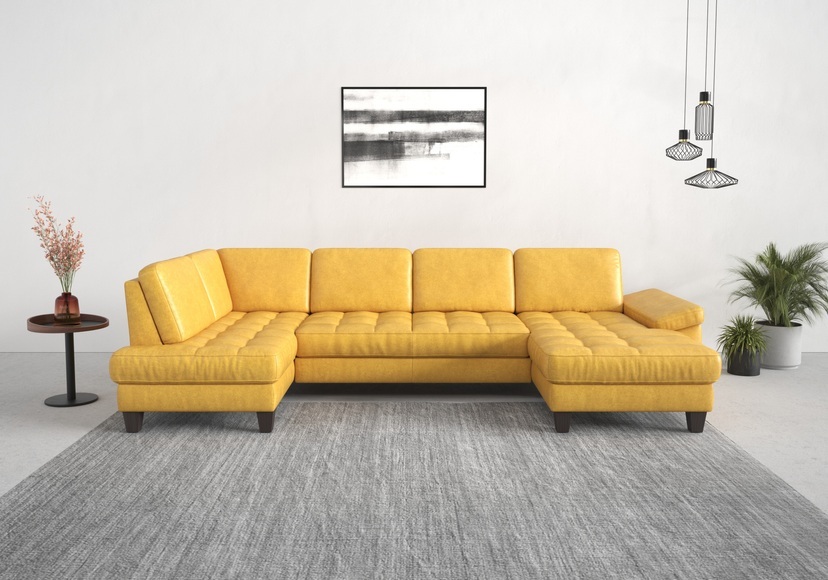 sit&more Wohnlandschaft, wahlweise mit Bettfunktion, Bettkasten, Sitztiefenverstellung
