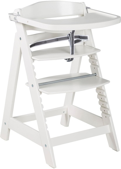 Roba Hochstuhl aus Holz, »Treppenhochstuhl Sit Up Click & Fun, weiss«