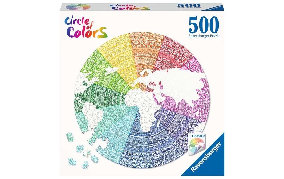 Puzzle Circle of Colors Mandala (500Teile)