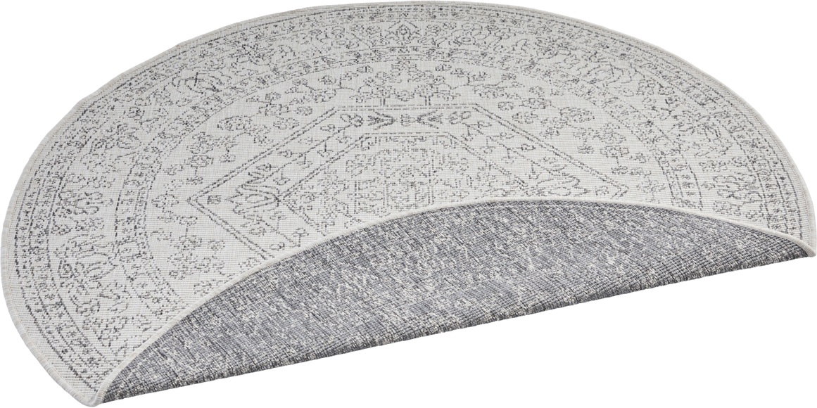 freundin Home Collection Teppich »Minas«, rund, 5 mm Höhe, In-und Outdoor geeignet, Wohnzimmer, Balkon, Terrasse, Garten, Pflegeleicht, Flachgewebe