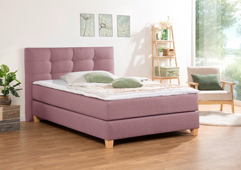 Home affaire Boxspringbett »Moulay«, inkl. Topper, in 3 Härtegraden, TFK auch in Härtegrad 4