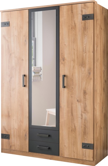 home24 Drehtuerenschrank Cork