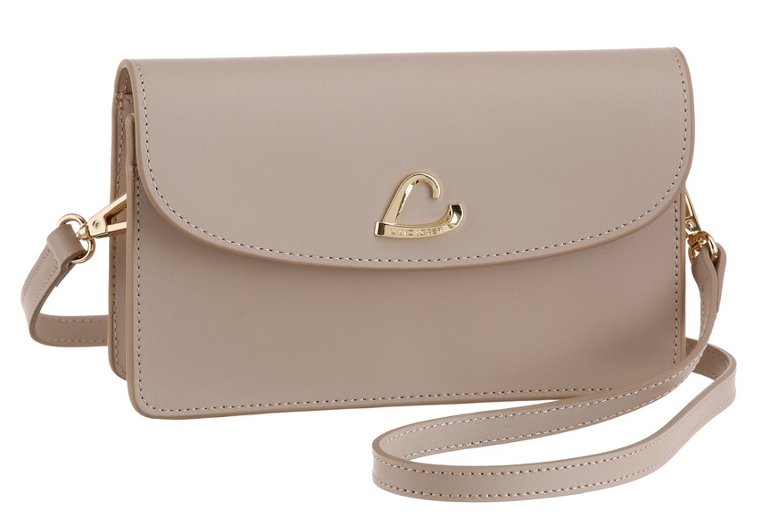 LANCASTER Umhängetasche »Clutch Small City Philos«, aus Leder