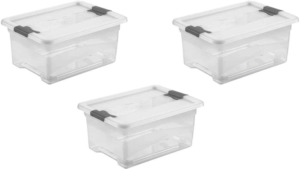 keeeper Aufbewahrungsbox »cornelia«, (Set, 3 St.), mit Deckel, 12 Liter