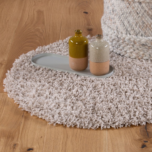 Obsession Hochflor-Teppich »My Candy 170«, rund, 26 mm Höhe, Uniteppich, Wohnzimmer