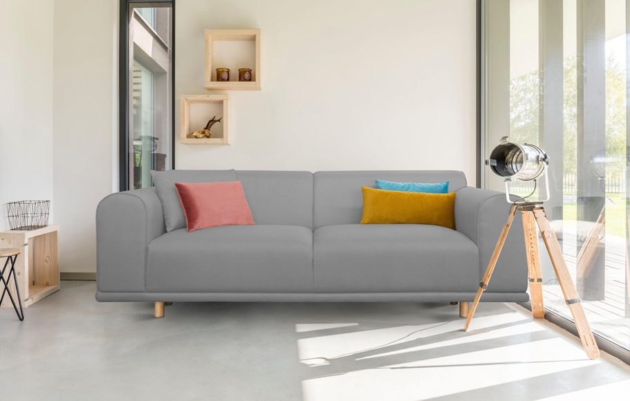 andas 3-Sitzer »Maroon«, in skandinavischem Design, mit losen Kissen