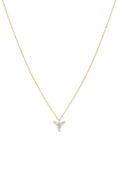 Tamaris Kette mit Anhänger »Blume, Blüte, TJ-0241-N-45, TJ-0242-N-45«, mit Zirkonia (synth.)