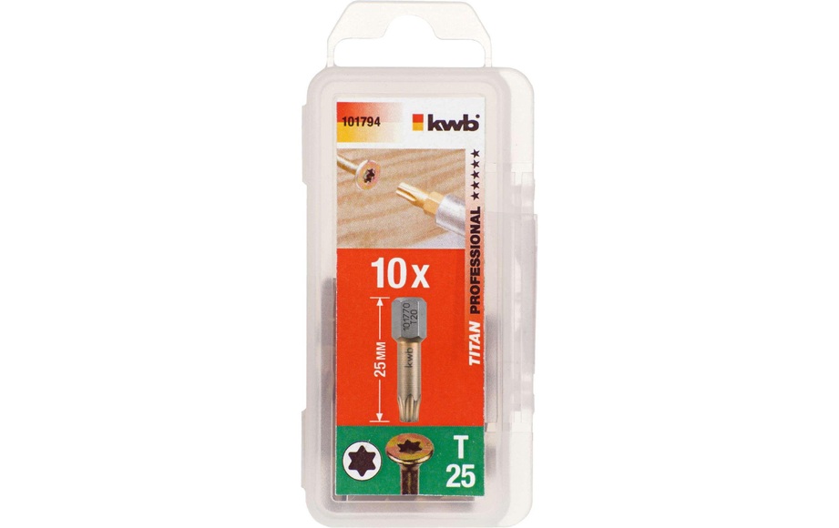 kwb Schraubendreher-Bit-Set Titan Torx T10