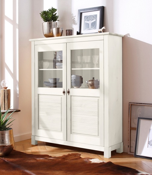 Home affaire Highboard »Rauna«, Breite 111,6 cm, aus massiver Kiefer