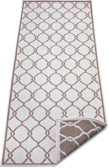 NORTHRUGS Läufer »Rimini«, rechteckig, 5 mm Höhe, In-und Outdoor geeignet, Wohnzimmer, Balkon, Terrasse, Garten, Robust, Pflegeleicht, Flachgewebe, Wendbar