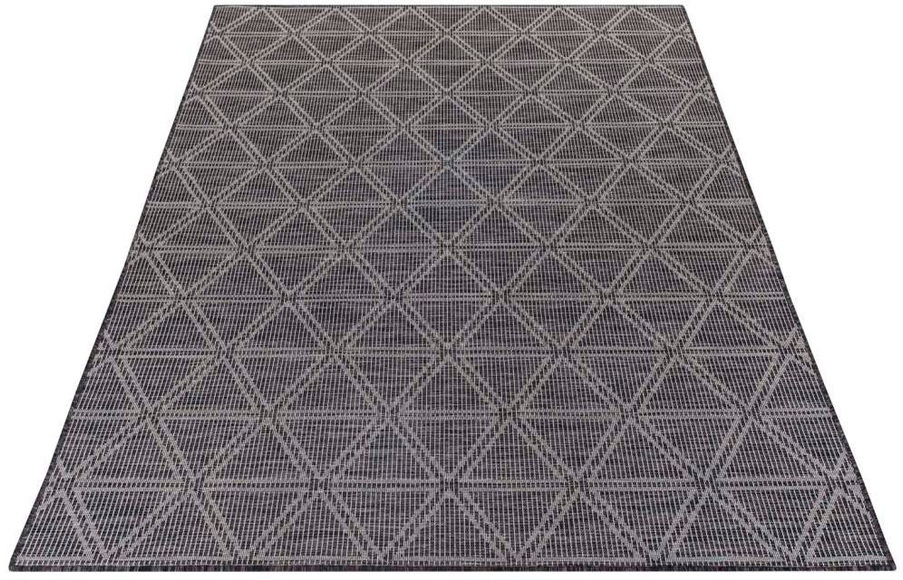 Carpet City Teppich »Palm«, rechteckig, 5 mm Höhe, Wetterfest & UV-beständig, für Balkon, Terrasse, Flur, Küche, flach gewebt