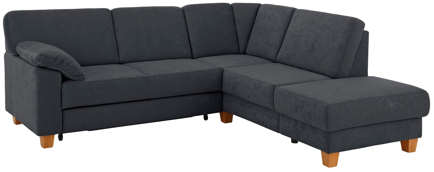 Home affaire Ecksofa »Belfort«, mit Federkern, wahlweise mit Bettfunktion und Stauraum