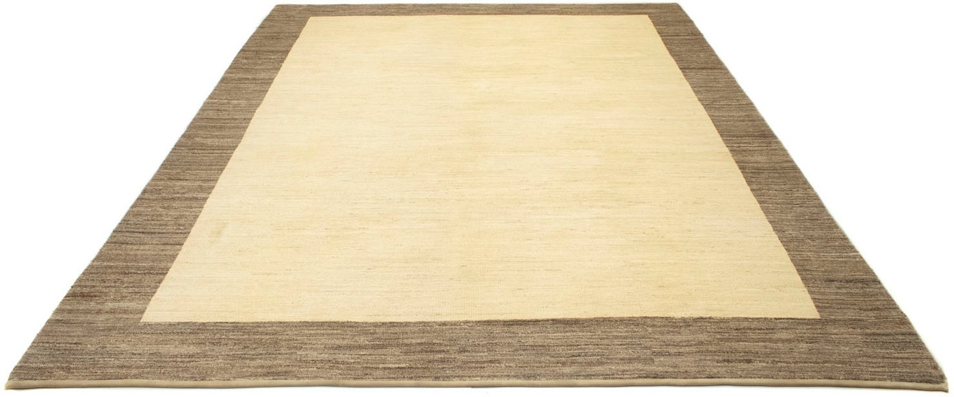 morgenland Wollteppich »Gabbeh Teppich handgeknüpft beige«, rechteckig, 18 mm Höhe, handgeknüpft