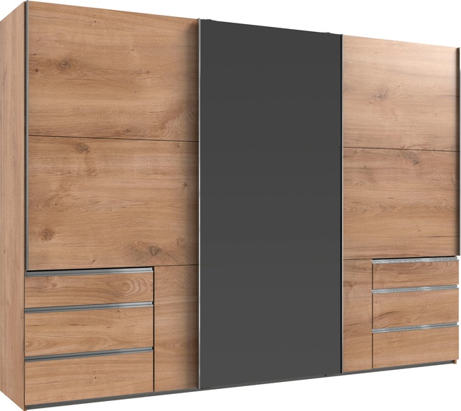 Fresh To Go Schwebetürenschrank »Level«, mit Glastür
