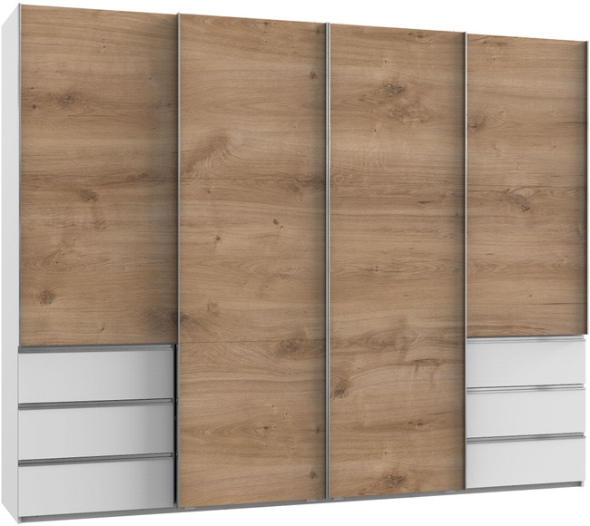 Fresh To Go Schwebetürenschrank »Level«, mit Synchronöffnung