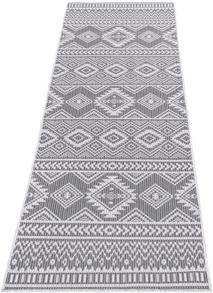 Carpet City Läufer »Palm«, rechteckig, 5 mm Höhe, Wetterfest & UV-beständig, für Balkon, Terrasse, Flur, Küche, flach gewebt