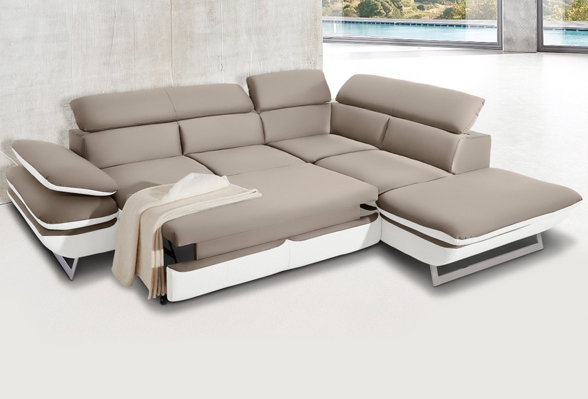 INOSIGN Ecksofa, wahlweise mit Bettfunktion