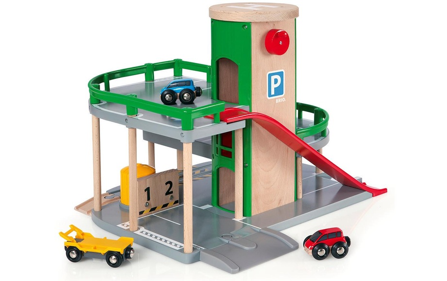BRIO World - 33204 Parkhaus Straßen&Schienen