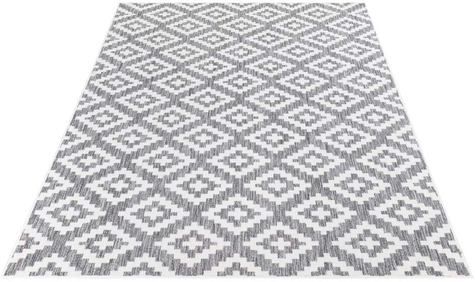 Carpet City Teppich »Outdoor«, rechteckig, 5 mm Höhe, Wetterfest & UV-beständig, für Balkon, Terrasse, Wintergarten, Flachgewebe, auch in quadratischer Form erhältlich