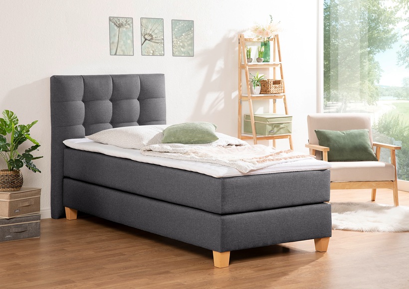 Home affaire Boxspringbett »Moulay«, inkl. Topper, in 3 Härtegraden, TFK auch in Härtegrad 4