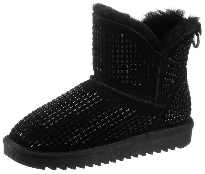 Ara Winterboots »ALASKA«, mit Schmuckstein-Verzierung, G-Weite