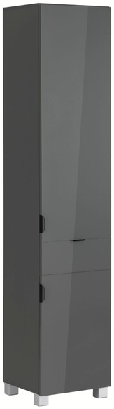 welltime Hochschrank »Lage, Badschrank, Badezimmerschrank, 38 cm breit«, Pflegeleichte Oberfläche, viel Stauraum, FSC®-zertifiziert