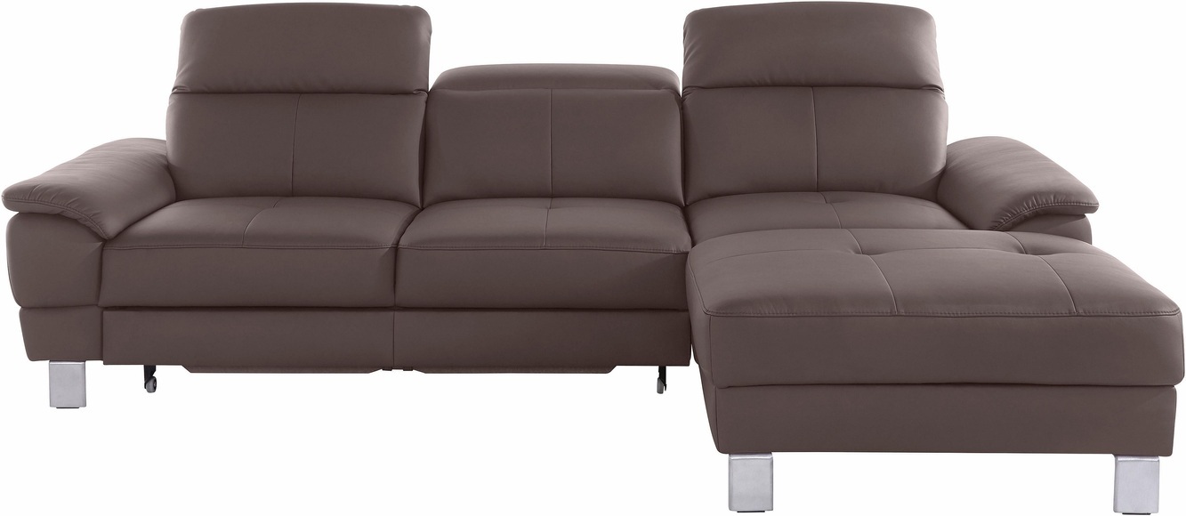 exxpo - sofa fashion Ecksofa, inkl. Kopf- bzw. Rückenverstellung, wahlweise mit Bettfunktion und Bettkasten