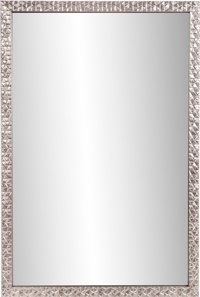 Spiegelprofi GmbH Wandspiegel »MADDY rechteckig«, (1 St.), 40x60 cm, Silberfarbenspiegel-Glas