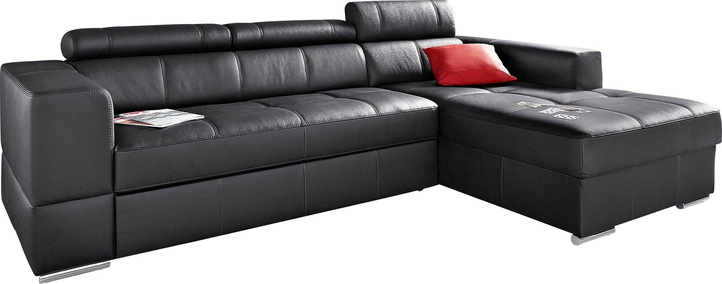 TRENDMANUFAKTUR Ecksofa, wahlweise mit Bettfunktion