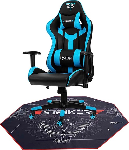 Hyrican Gaming-Stuhl »Striker COMBO« Gaming-Stuhl + Bodenschutzmatte 