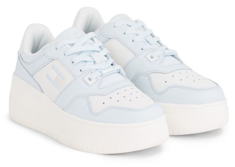 Tommy Jeans Keilsneaker »TJW RETRO BASKET FLATFORM MIX«, in nachhaltiger Verarbeitung