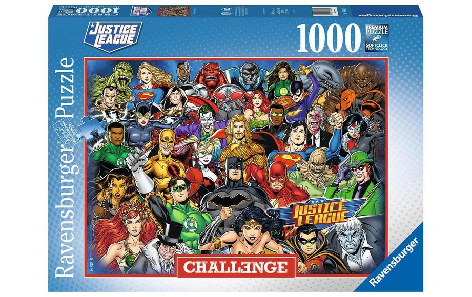 Ravensburger Puzzle 16884 - DC Comics Challenge -Puzzle für Erwachsene und Kinder ab 14 Jahren