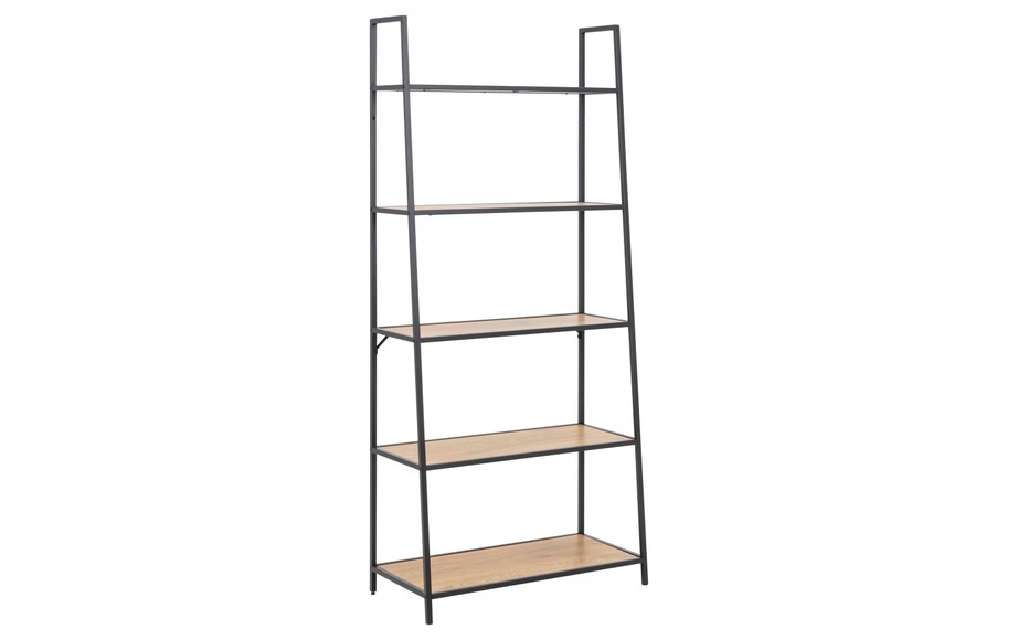 Actona - Bücherregal Seaford - Schwarz und Hellbraun