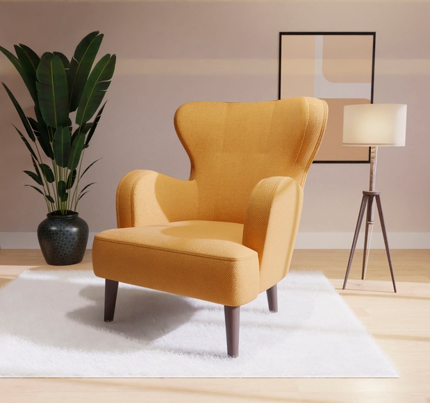 Home affaire Sessel »SICILIA B/T/H: 68/64/88 cm«, moderner Ohrensessel