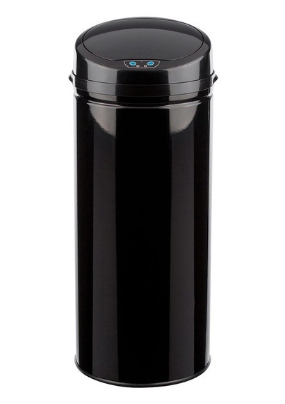 ECHTWERK Mülleimer »INOX BLACK«, 1 Behälter, Infrarot-Sensor, Fassungsvermögen 42 Liter