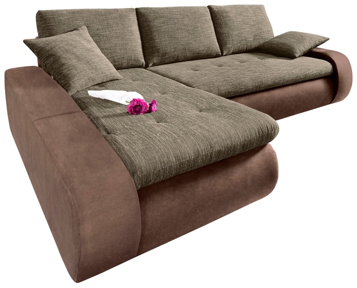 TRENDMANUFAKTUR Ecksofa, wahlweise XL oder XXL