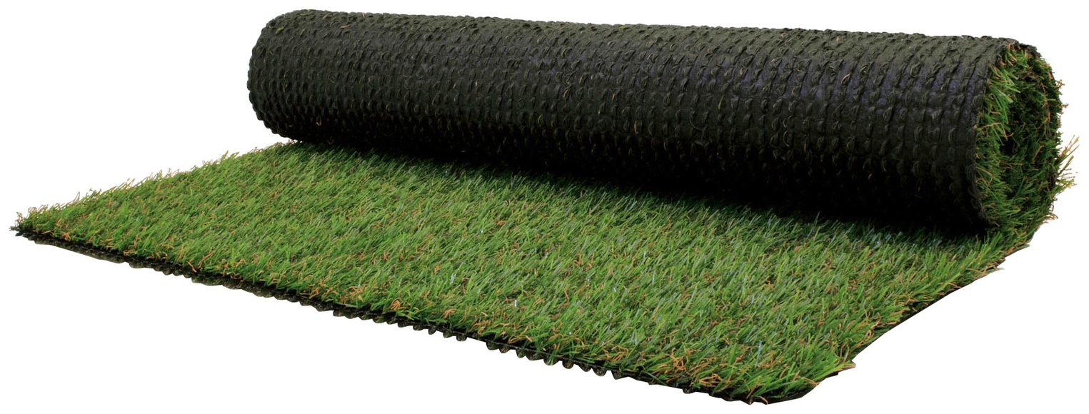 Primaflor-Ideen in Textil Kunstrasen »CAMELLIA«, rechteckig, 18 mm Höhe, Rasenteppich, realistische Optik, mit Drainagefunktion, strapazierfähig, wasserfest, UV-stabil & witterungsbeständig, ideal für Balkon, Terrasse