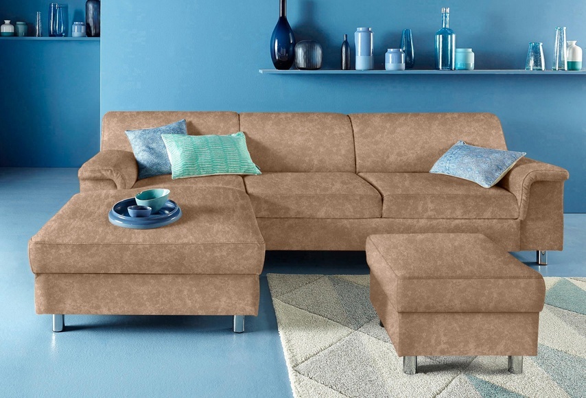 INOSIGN Ecksofa, wahlweise mit Bettfunktion