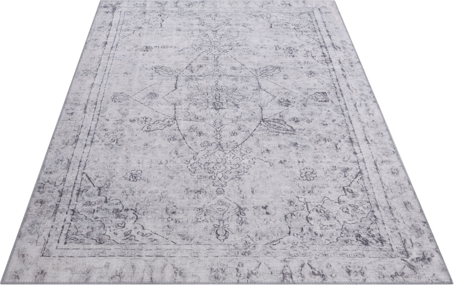 Leonique Teppich »Malino«, rechteckig, 6 mm Höhe, Orient Optik, Vintage Design, Rutschhemmende Rückenbeschichtung, Robust, Pflegeleicht, ideale Teppiche für Wohnzimmer, Schlafzimmer, Arbeitszimmer